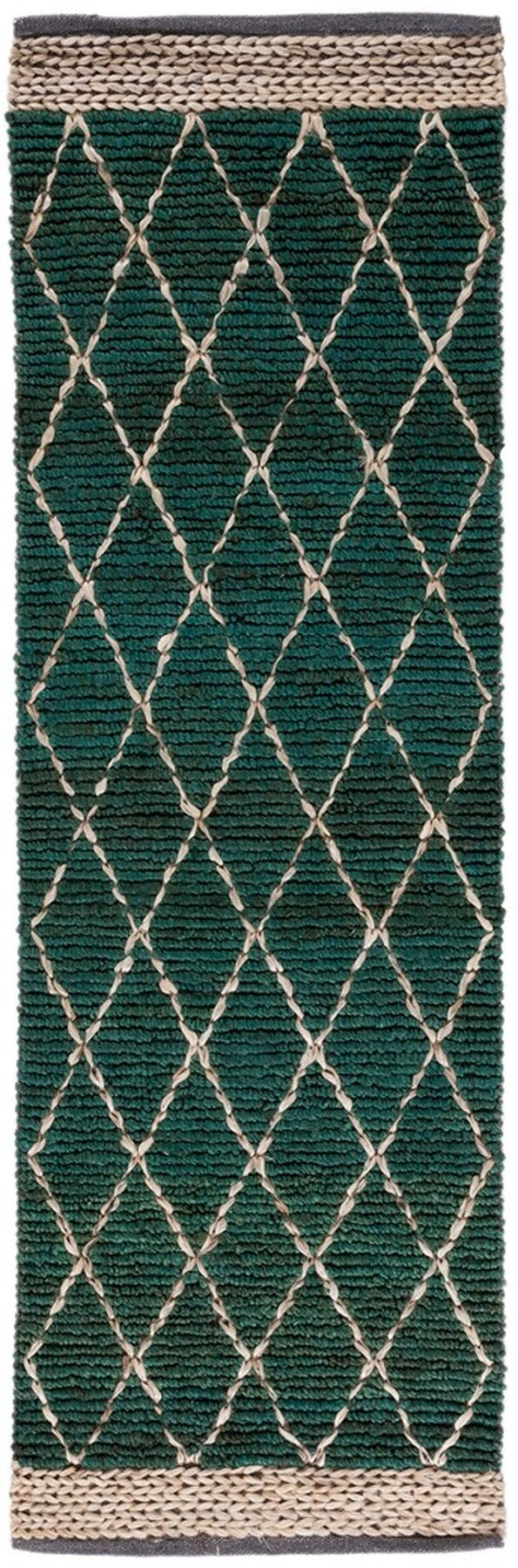 Natural Fiber Hand Loomed Jute and Cotton Rug - Eco-Friendly, Durable, and Stylish Addition for Home