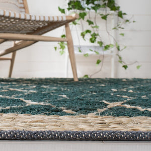 Natural Fiber Hand Loomed Jute and Cotton Rug - Eco-Friendly, Durable, and Stylish Addition for Home