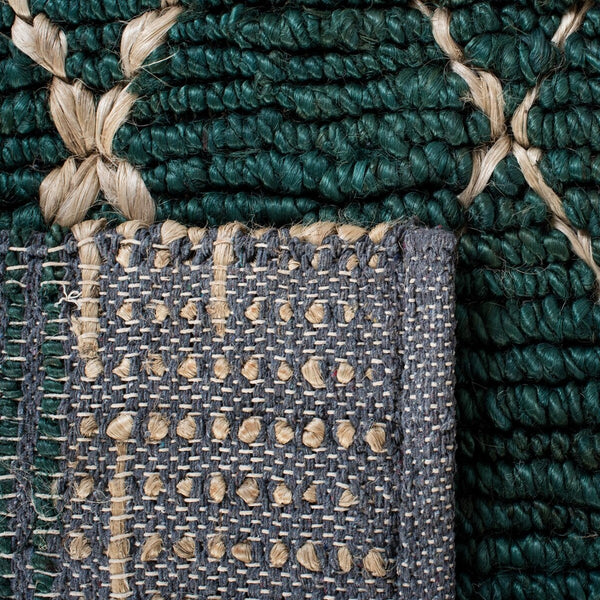 Natural Fiber Hand Loomed Jute and Cotton Rug - Eco-Friendly, Durable, and Stylish Addition for Home