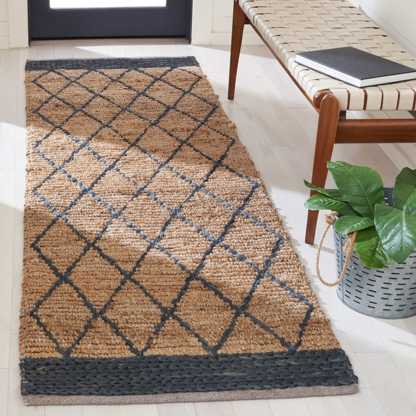 Natural Fiber Hand Loomed Jute and Cotton Rug - Eco-Friendly, Durable, and Stylish Addition for Home