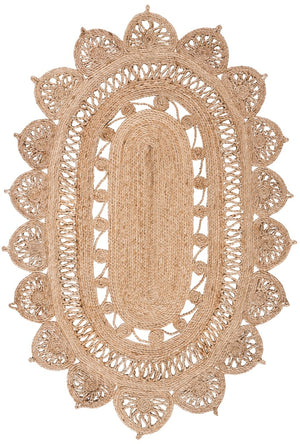 Safavieh Natural Fiber 251 Contemporary Hand Woven 100% Jute Pile Rug NFB251A-9OV