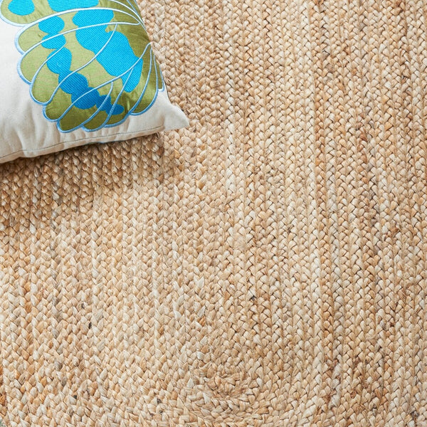 Safavieh Natural Fiber 260 Contemporary Hand Loomed 90% Jute, 10% Cotton Rug NFB260Y-7OV