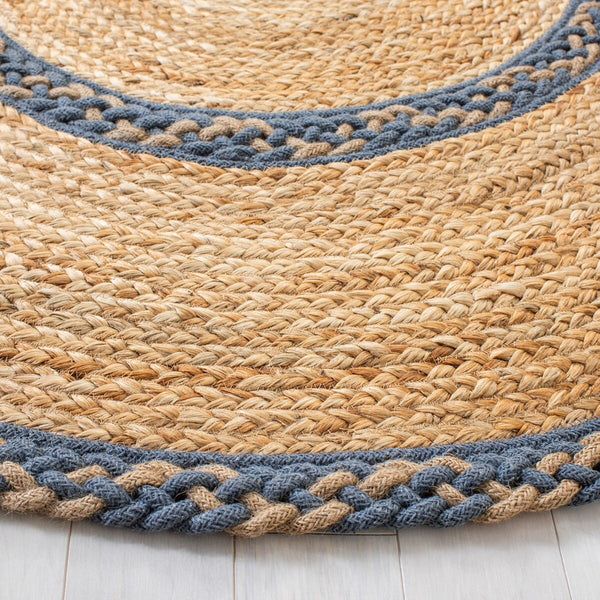 Safavieh Natural Fiber 260 Contemporary Hand Loomed 90% Jute, 10% Cotton Rug NFB260F-7OV