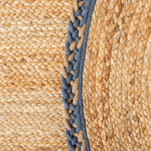 Safavieh Natural Fiber 260 Contemporary Hand Loomed 90% Jute, 10% Cotton Rug NFB260F-7OV