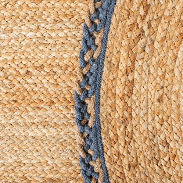 Safavieh Natural Fiber 260 Contemporary Hand Loomed 90% Jute, 10% Cotton Rug NFB260F-7OV