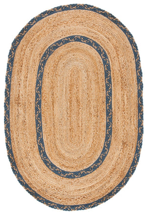 Safavieh Natural Fiber 260 Contemporary Hand Loomed 90% Jute, 10% Cotton Rug NFB260F-7OV