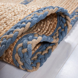 Safavieh Natural Fiber 260 Contemporary Hand Loomed 90% Jute, 10% Cotton Rug NFB260F-7OV