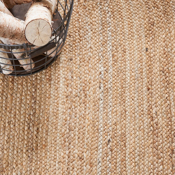 Safavieh Natural Fiber 260 Contemporary Hand Loomed 90% Jute, 10% Cotton Rug NFB260F-7OV