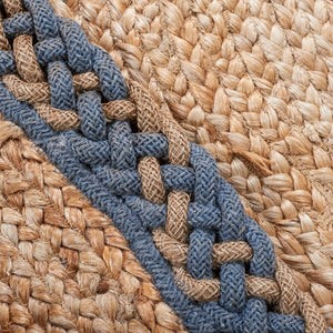 Safavieh Natural Fiber 260 Contemporary Hand Loomed 90% Jute, 10% Cotton Rug NFB260F-7OV