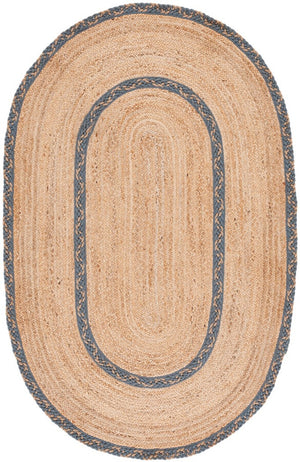 Safavieh Natural Fiber 260 Contemporary Hand Loomed 90% Jute, 10% Cotton Rug NFB260F-7OV