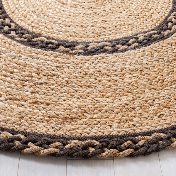 Safavieh Natural Fiber 260 Contemporary Hand Loomed 90% Jute, 10% Cotton Rug NFB260T-7OV