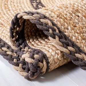 Safavieh Natural Fiber 260 Contemporary Hand Loomed 90% Jute, 10% Cotton Rug NFB260T-7OV