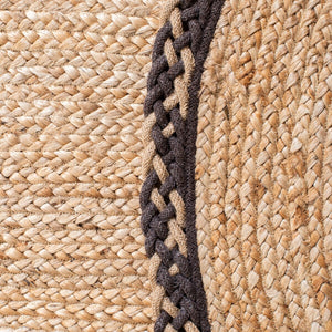 Safavieh Natural Fiber 260 Contemporary Hand Loomed 90% Jute, 10% Cotton Rug NFB260T-7OV