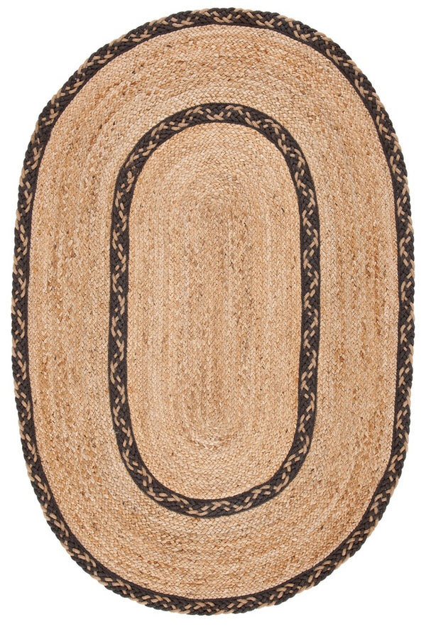 Safavieh Natural Fiber 260 Contemporary Hand Loomed 90% Jute, 10% Cotton Rug NFB260T-7OV