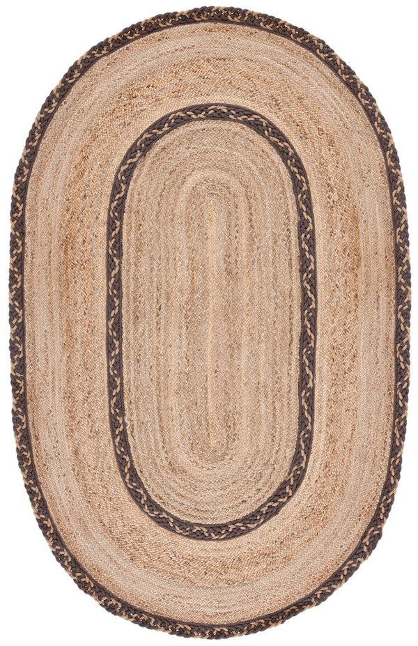 Safavieh Natural Fiber 260 Contemporary Hand Loomed 90% Jute, 10% Cotton Rug NFB260T-7OV