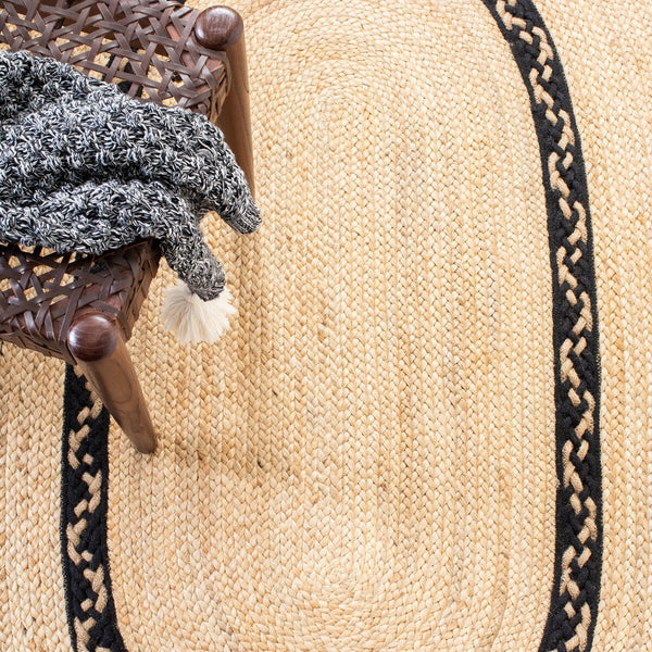 Safavieh Natural Fiber 260 Contemporary Hand Loomed 90% Jute, 10% Cotton Rug NFB260Z-7OV