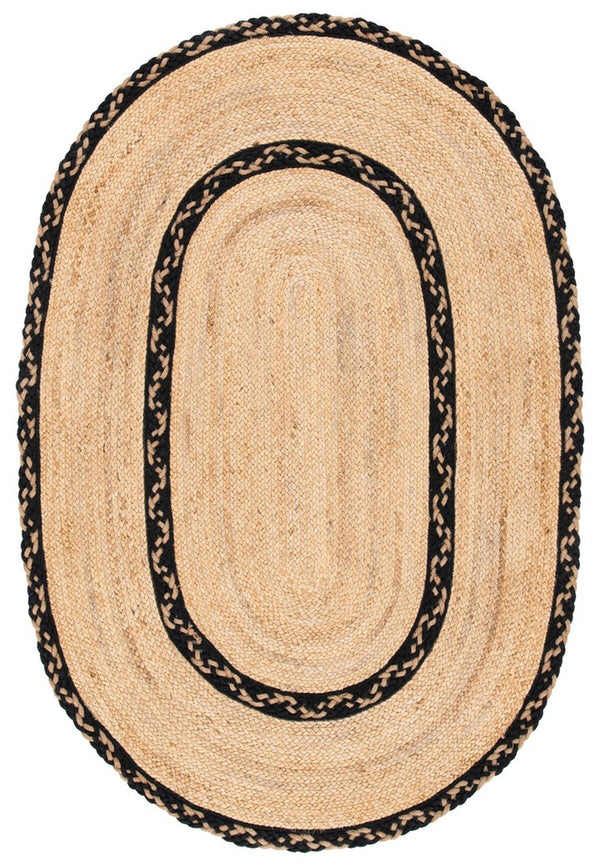 Safavieh Natural Fiber 260 Contemporary Hand Loomed 90% Jute, 10% Cotton Rug NFB260Z-7OV