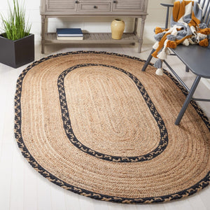 Safavieh Natural Fiber 260 Contemporary Hand Loomed 90% Jute, 10% Cotton Rug NFB260Z-7OV