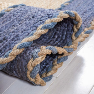 Safavieh Natural Fiber 261 Contemporary Hand Loomed 95% Jute, 5% Cotton Rug NFB261F-7OV