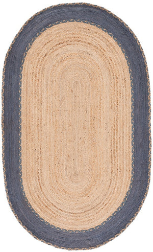 Safavieh Natural Fiber 261 Contemporary Hand Loomed 95% Jute, 5% Cotton Rug NFB261F-7OV