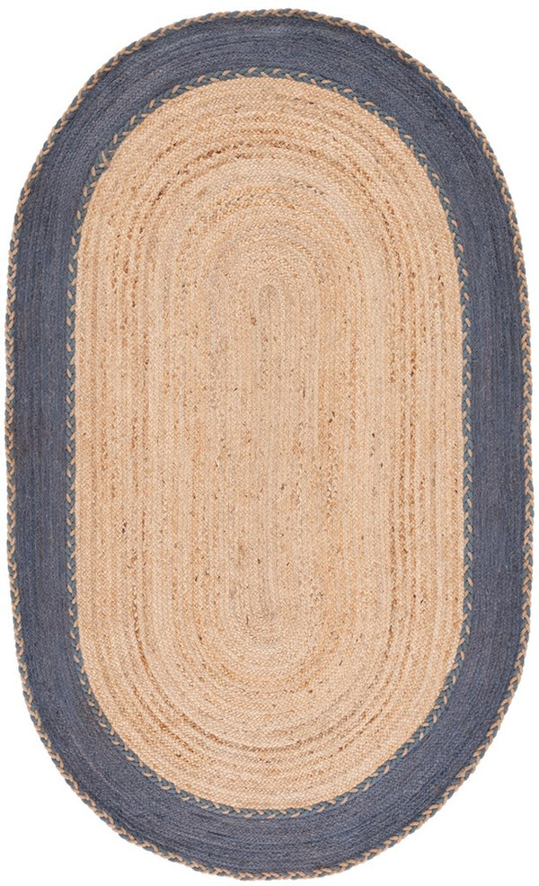 Safavieh Natural Fiber 261 Contemporary Hand Loomed 95% Jute, 5% Cotton Rug NFB261F-7OV