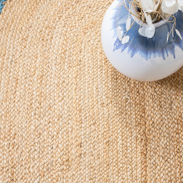 Safavieh Natural Fiber 261 Contemporary Hand Loomed 95% Jute, 5% Cotton Rug NFB261M-7OV