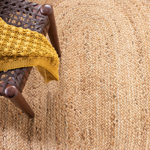 Safavieh Natural Fiber 261 Contemporary Hand Loomed 95% Jute, 5% Cotton Rug NFB261T-7OV