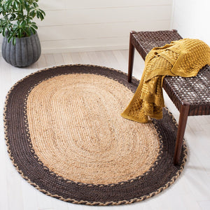 Safavieh Natural Fiber 261 Contemporary Hand Loomed 95% Jute, 5% Cotton Rug NFB261T-7OV