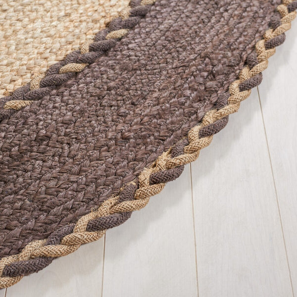 Safavieh Natural Fiber 261 Contemporary Hand Loomed 95% Jute, 5% Cotton Rug NFB261T-7OV