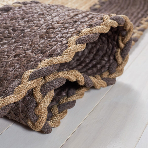 Safavieh Natural Fiber 261 Contemporary Hand Loomed 95% Jute, 5% Cotton Rug NFB261T-7OV