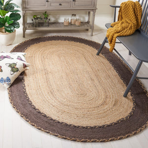 Safavieh Natural Fiber 261 Contemporary Hand Loomed 95% Jute, 5% Cotton Rug NFB261T-7OV