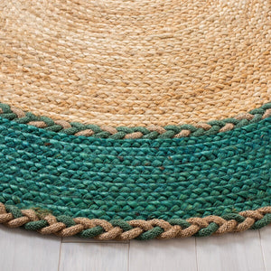 Safavieh Natural Fiber 261 Contemporary Hand Loomed 95% Jute, 5% Cotton Rug NFB261Y-7OV