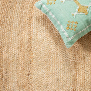 Safavieh Natural Fiber 261 Contemporary Hand Loomed 95% Jute, 5% Cotton Rug NFB261Y-7OV