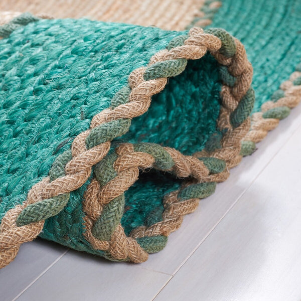 Safavieh Natural Fiber 261 Contemporary Hand Loomed 95% Jute, 5% Cotton Rug NFB261Y-7OV