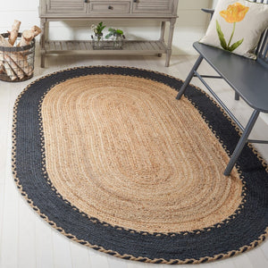 Safavieh Natural Fiber 261 Contemporary Hand Loomed 95% Jute, 5% Cotton Rug NFB261Z-7OV