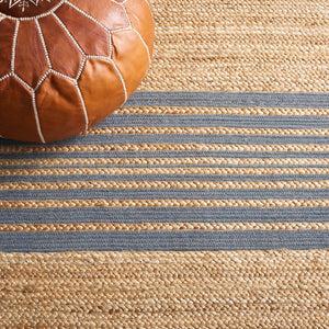 Safavieh Natural Fiber 262 Contemporary Hand Loomed 70% Jute, 30% Cotton Rug NFB262F-8