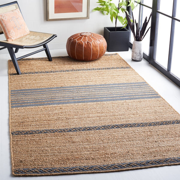 Safavieh Natural Fiber 262 Contemporary Hand Loomed 70% Jute, 30% Cotton Rug NFB262F-8