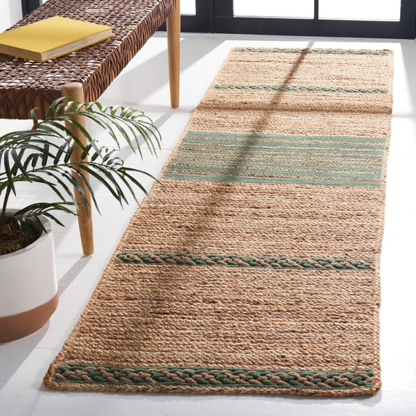 Safavieh Natural Fiber 262 Contemporary Hand Loomed 70% Jute, 30% Cotton Rug NFB262Y-8