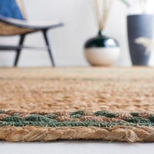 Safavieh Natural Fiber 262 Contemporary Hand Loomed 70% Jute, 30% Cotton Rug NFB262Y-8