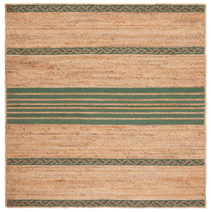 Safavieh Natural Fiber 262 Contemporary Hand Loomed 70% Jute, 30% Cotton Rug NFB262Y-8