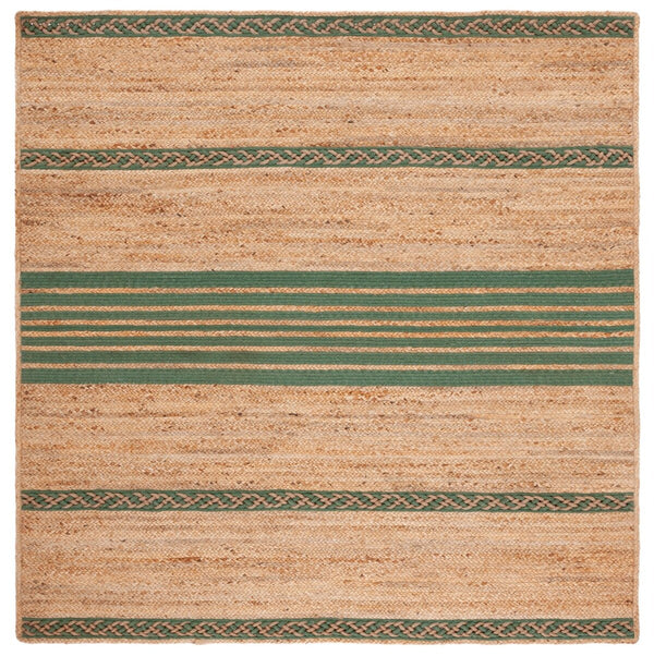 Safavieh Natural Fiber 262 Contemporary Hand Loomed 70% Jute, 30% Cotton Rug NFB262Y-8