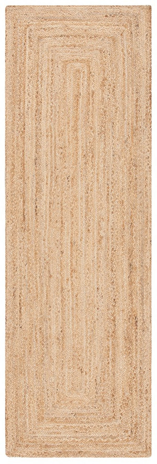 Natural Fiber 304 Contemporary Power Loomed 100% Jute Pile Rug Natural