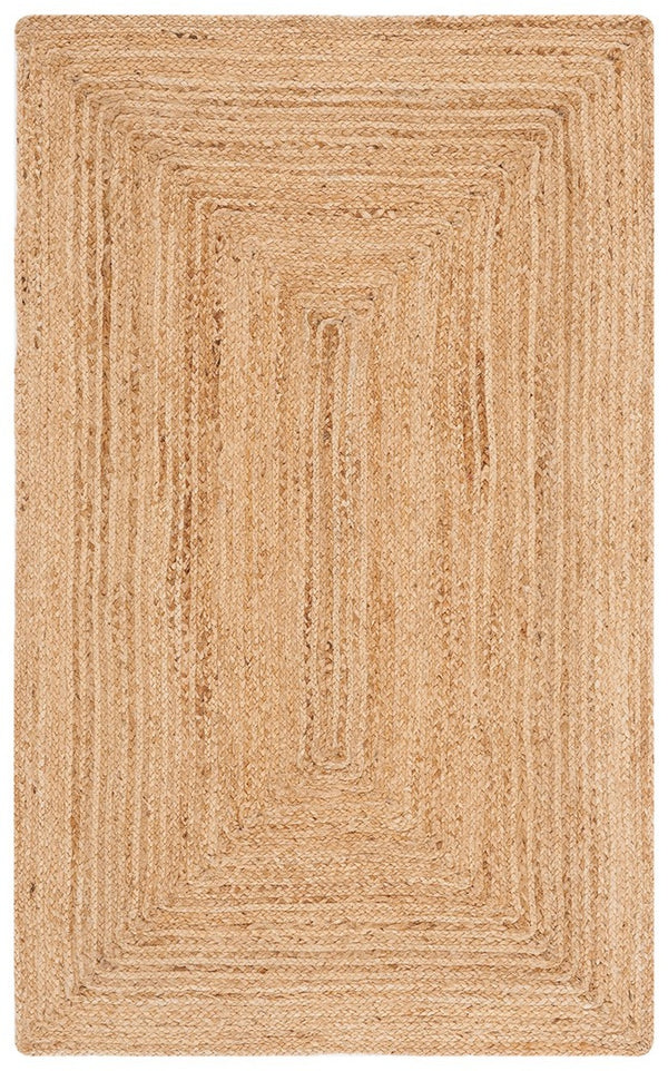 Natural Fiber 304 Contemporary Power Loomed 100% Jute Pile Rug Natural