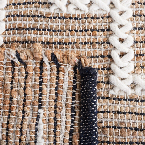 Safavieh Natural Fiber 375 Flat weave 60% Jute 20% Wool/20% Cotton Rug NFB375A-8