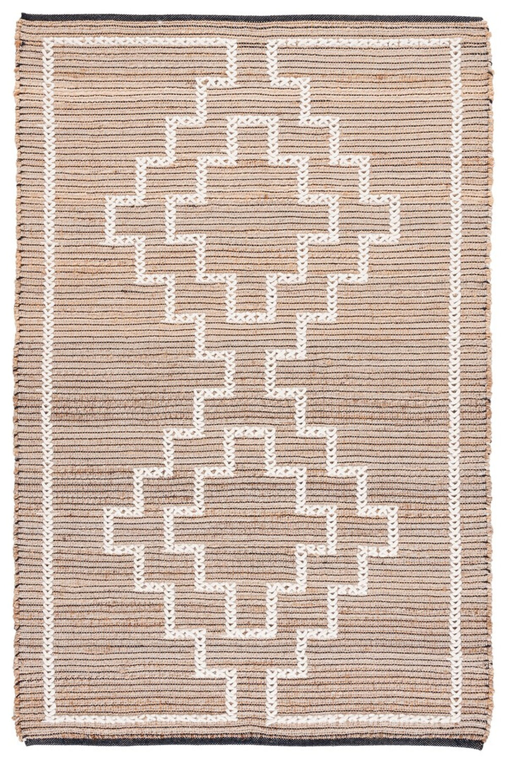 Safavieh Natural Fiber 375 Flat weave 60% Jute 20% Wool/20% Cotton Rug NFB375A-8