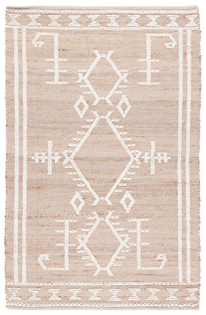 Safavieh Natural Fiber 377 Flat weave 60% Jute 20% Wool/20% Cotton Rug NFB377A-8
