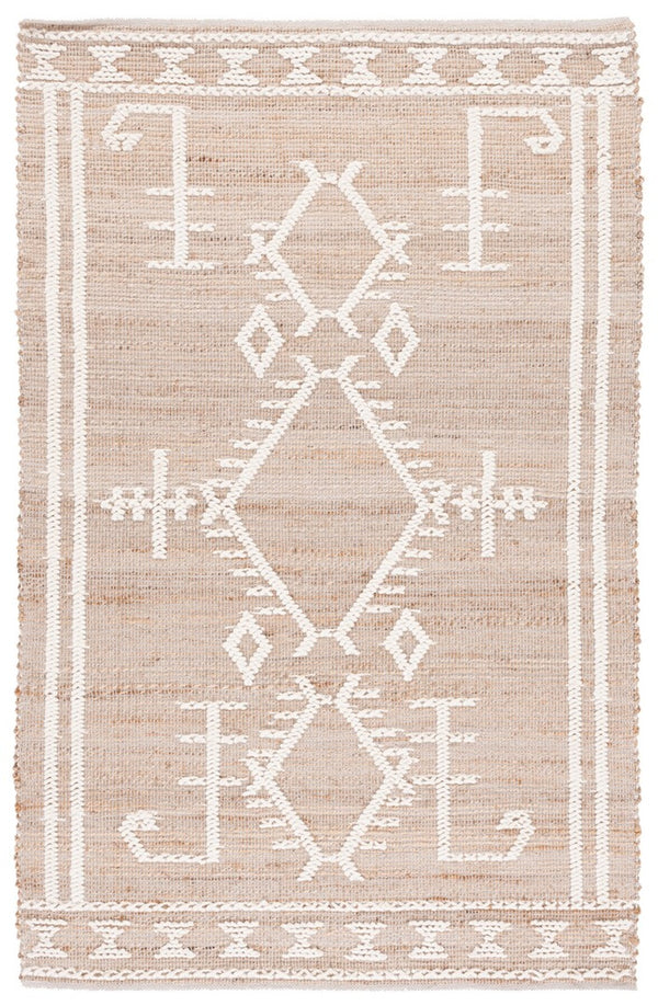 Safavieh Natural Fiber 377 Flat weave 60% Jute 20% Wool/20% Cotton Rug NFB377A-8