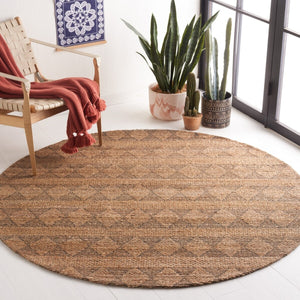 Safavieh Natural Fiber 551 Hand Tufted 75% Jute/20% Cotton/and 5% Nylon Rug NFB551A-8