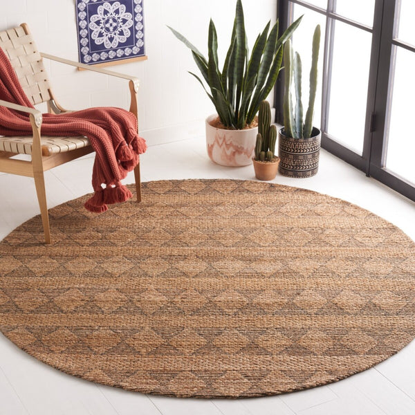 Safavieh Natural Fiber 551 Hand Tufted 75% Jute/20% Cotton/and 5% Nylon Rug NFB551A-8