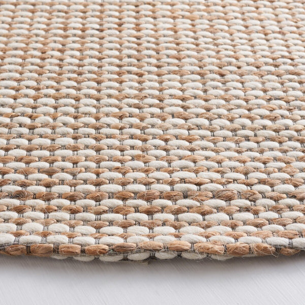 Safavieh Natural Fiber 553 Hand Tufted 37.50% Jute/37.50% Wool/20% Cotton/and 5% Nylon Rug NFB553A-9